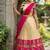 South Indian Style Half Saree with Blouse and Dupatta