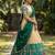 South Indian Style Half Saree with Blouse and Dupatta