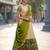 South Indian Style Half Saree with Blouse and Dupatta