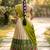 South Indian Style Half Saree with Blouse and Dupatta