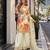 White chinon readymade suit with embroidery work