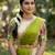 South Indian Style Half Saree with Blouse and Dupatta