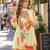 White chinon readymade suit with embroidery work