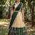 South Indian Style Half Saree with Blouse and Dupatta