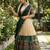 South Indian Style Half Saree with Blouse and Dupatta