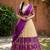 South Indian Style Half Saree with Blouse and Dupatta