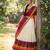 Beautiful South Indian Style Semi-Stitched Half Saree with Blouse and Dupatta for Women