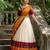 South Indian Style Half Saree with Blouse and Dupatta