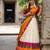 South Indian Style Half Saree with Blouse and Dupatta