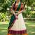 South Indian Style Half Saree with Blouse and Dupatta