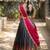 South Indian Style Half Saree with Blouse and Dupatta