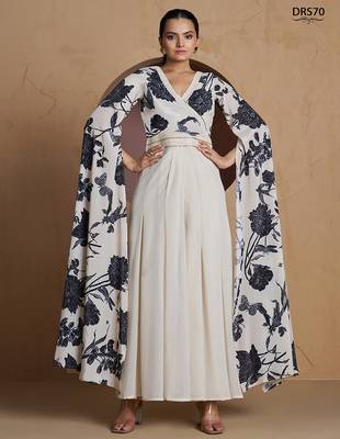 Off white printed designer jumpsuit 5