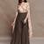 Women   s floral printed cape sleeve jumpsuit with wide leg palazzo fit