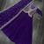 Purple georgette readymade anarkali suit with zari & embroidery work