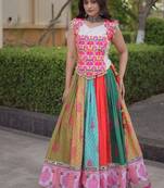 cotton printed lehenga choli - full stitched free size