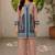 Peach rayon floral printed co-ord set for women