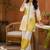 White rayon floral printed co-ord set for women