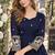 Black silk blend readymade anarkali suit with embroidery work
