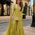 Mustard chinon readymade suit with embroidery & sequence work