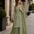 Green georgette readymade suit with embroidery & sequence work