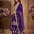 Women ethnic dark royal blue heavy embroidered kurti palazzo suit with dupatta