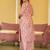 Purple digital printed muslin straight kurta with bottom set