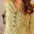 Mehendi digital printed muslin straight kurta with bottom set