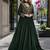 Mehendi vichitra readymade anarkali suit with embroidery & beads work