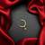 gold tone cz nath nose pin  indian bridal hoop ring with teardrop charm