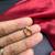 gold-tone cz nose pin  non-piercing clip-on stud  indian bridal jewelry
