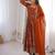 Orange floral embroidered anarkali kurti pant set with dupatta