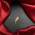 floral nath nose pin cz stone gold finish indian bridal jewelry