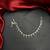 silver bridal nath with cz ear chain traditional indian nose ring bollywood wedding jewelry