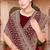 Designer maroon zari embroidery zarkan work georgette saree
