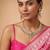 Gold plated white stones kundan necklace set with maang tikka