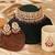 Maroon beaded polki choker necklace set with maang tikka