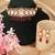 Gold plated maroon beaded polki kundan choker necklace set