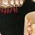 Gold plated maroon beaded polki kundan choker necklace set