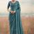Rama solid poly chiffon ethnic saree