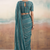 Rama solid poly chiffon ethnic saree