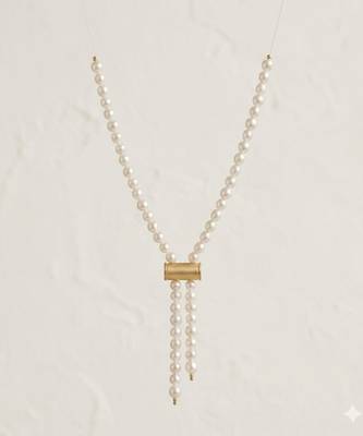 Gold plated meridian necklace 2
