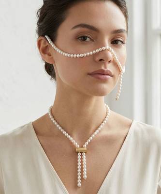 Gold plated meridian necklace 3