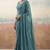 Rama solid poly chiffon ethnic saree