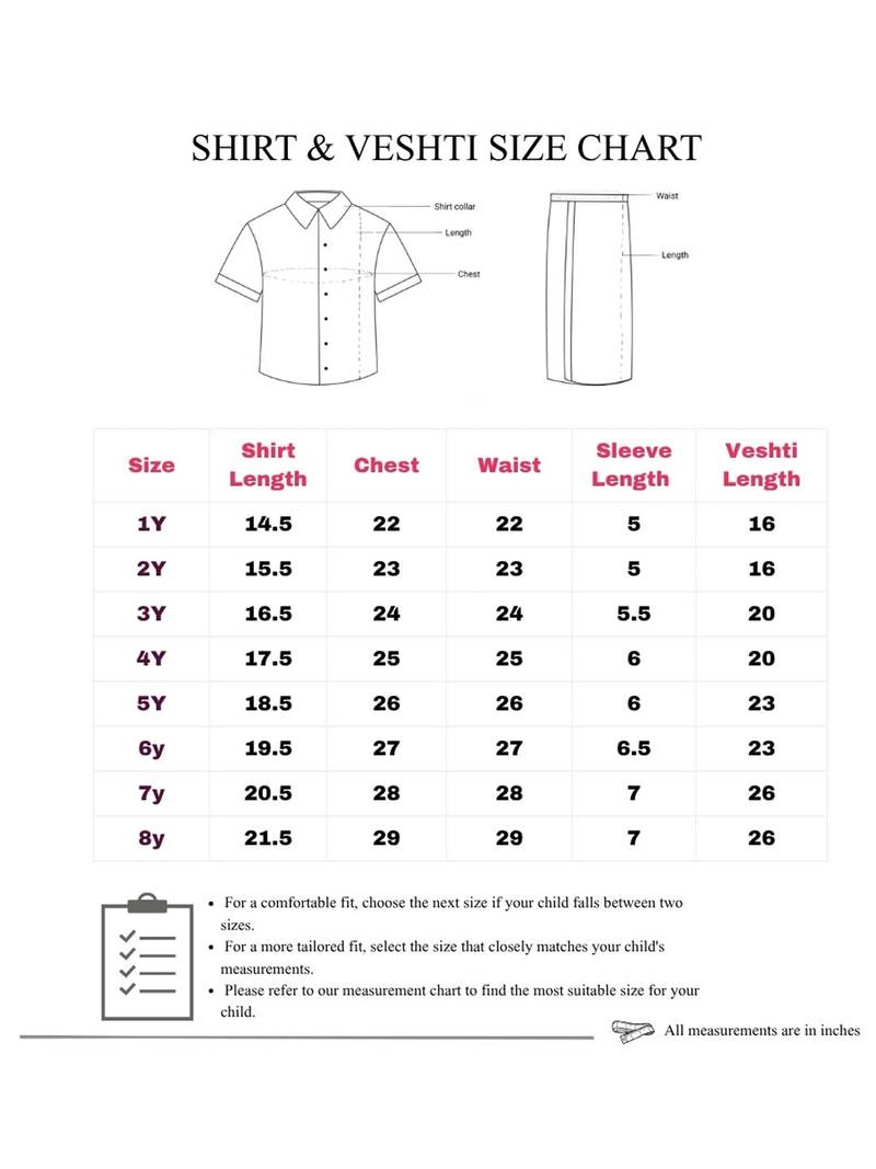 Minipattu bandhini white shirt & veshti set for boys