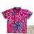 Minipattu pink kalamkari print kurta pant set for boys