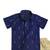 Minipattu blue kurta dhoti set for boys
