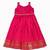 Minipattu pink zari butta frock for girls