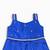 Minipattu blue zari butta frock for girls