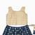 Minipattu half white blue lehenga choli for baby girls