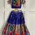 Festive ready skirt and top set for girls featuring elegant weaving panel detailing embroidered lace highlights